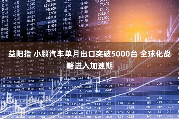 益阳指 小鹏汽车单月出口突破5000台 全球化战略进入加速期