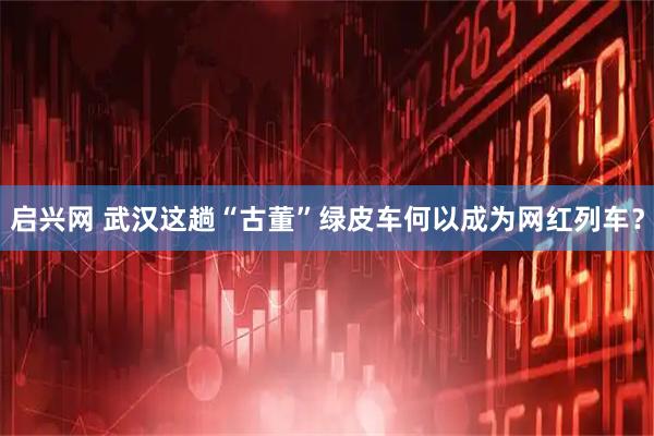 启兴网 武汉这趟“古董”绿皮车何以成为网红列车?